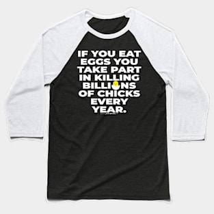 Vegan Activist Graphics #takingblindfoldsoff 10 Baseball T-Shirt